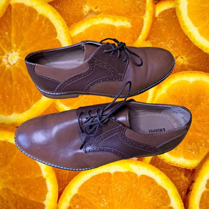 Johnston & Murphy Brown Oxford Shoes Boys Mode: 28-3316 Size 6M‎